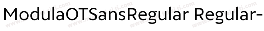ModulaOTSansRegular Regular字体转换